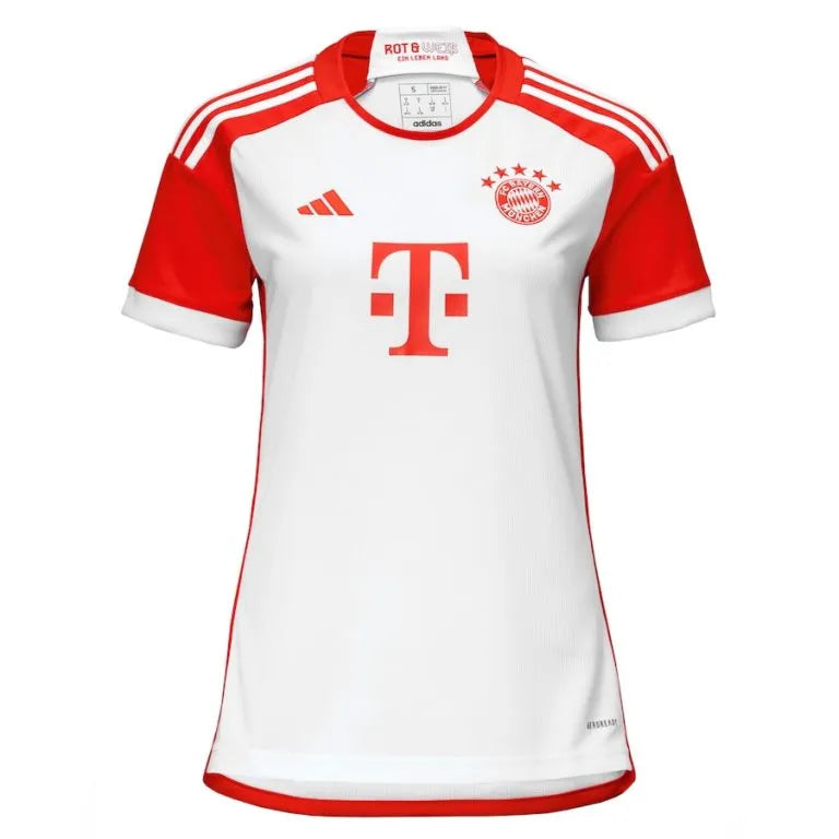 Camisa Bayern De Munique Feminina Home 23/24 Branca