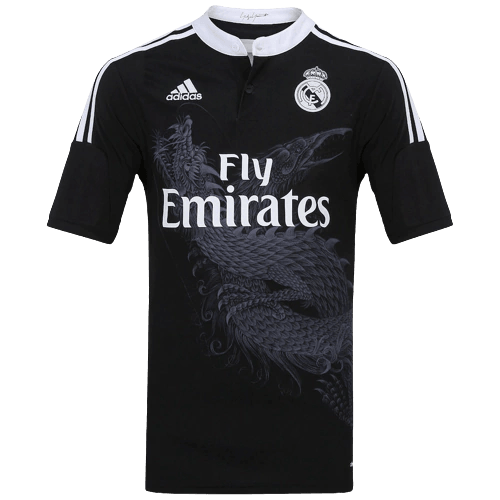 Camisa Real Madrid Third 14/15 Retro Preta