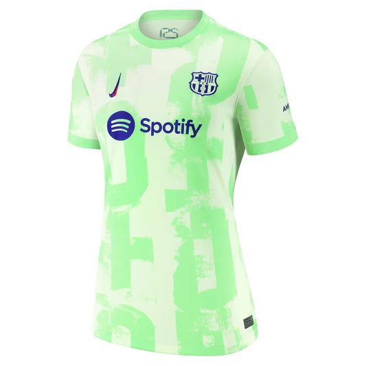 Camisa Barcelona Feminina Third 24/25 Verde