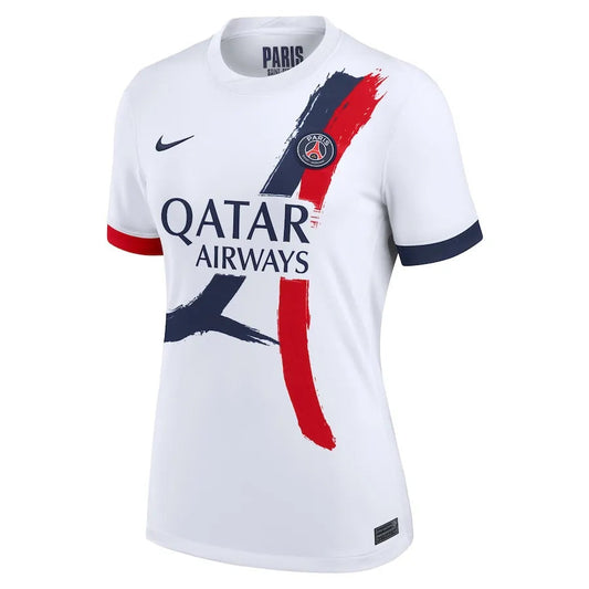 Camisa Psg Feminina Away 24/25 Branca