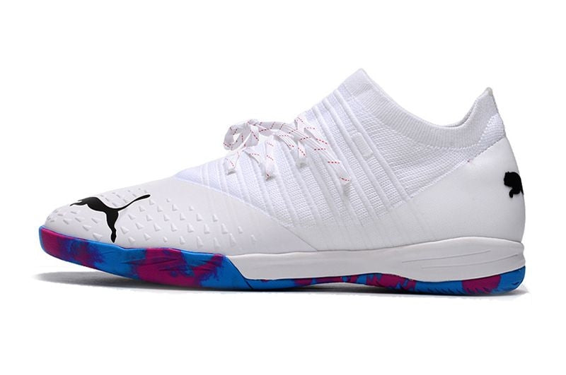 Chuteira Futsal Puma Future Z 13 Ic Branca E Azul