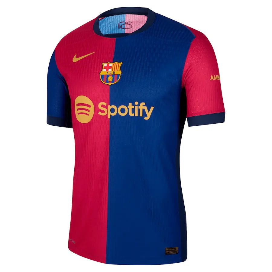 Camisa Barcelon Home 24/25 Jogador Azul E Vermelha
