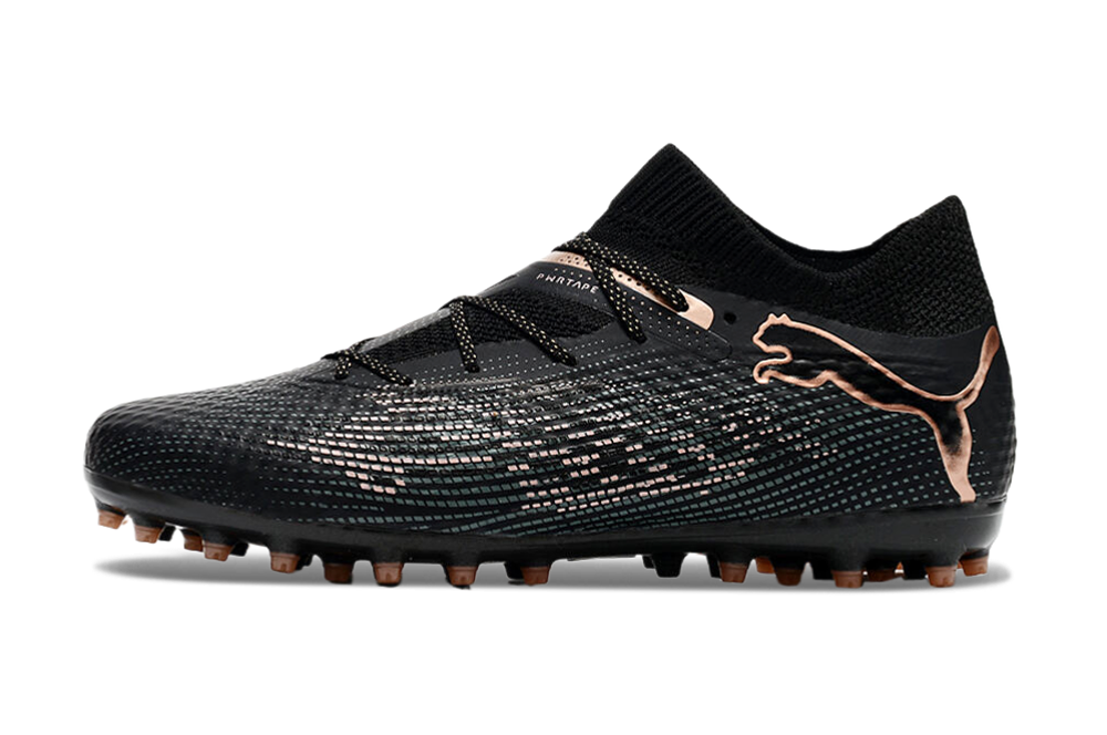 Chuteira Society Puma Future 7 Mg Preta E Bronze Eclipse Pack