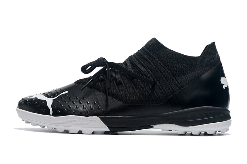 Chuteira Society Puma Future Z 13 Tf Preta E Branca