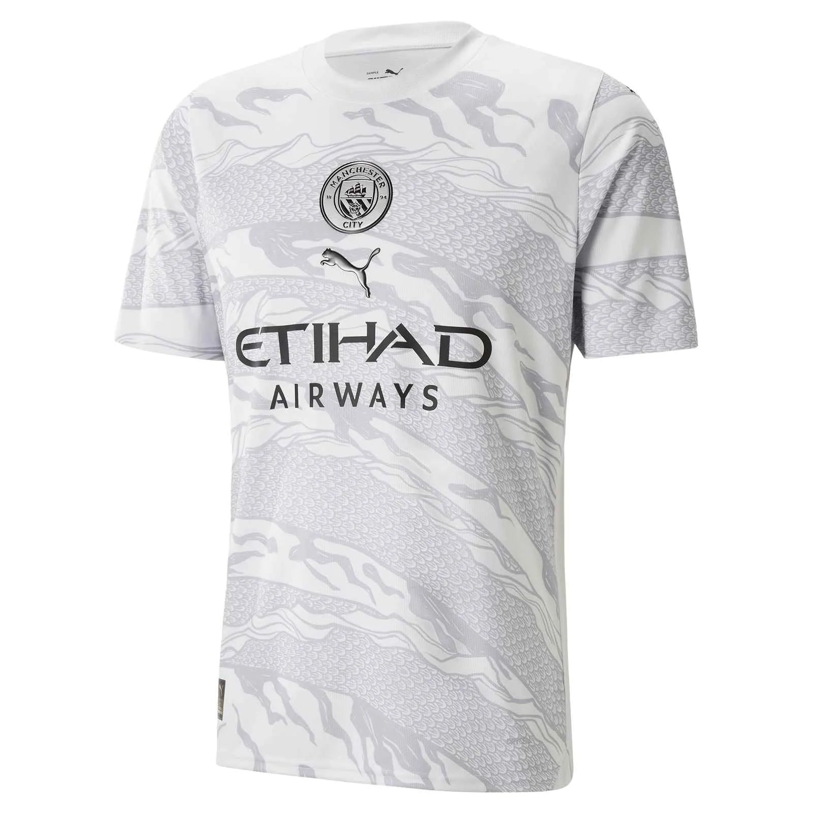 Camisa Manchester City Ano Do Drago 20/24 Branca