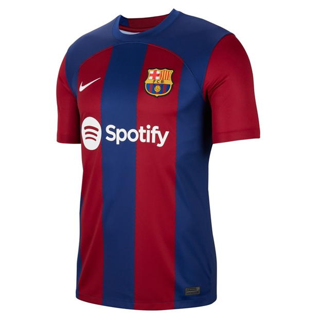 Camisa Barcelona Home 23/24 Azul E Vermelha