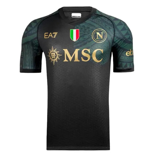 Camisa Napoli Third 23/24 Preta