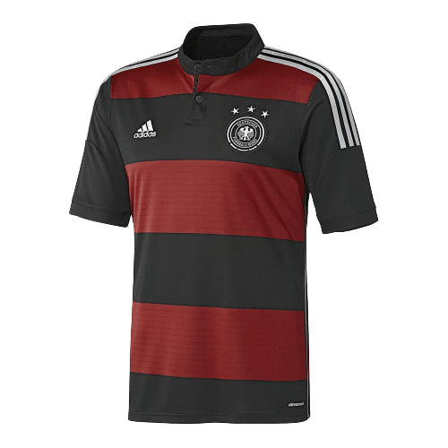 Camisa Alemanha Away 20/14 Retroo Vermelha E Preta