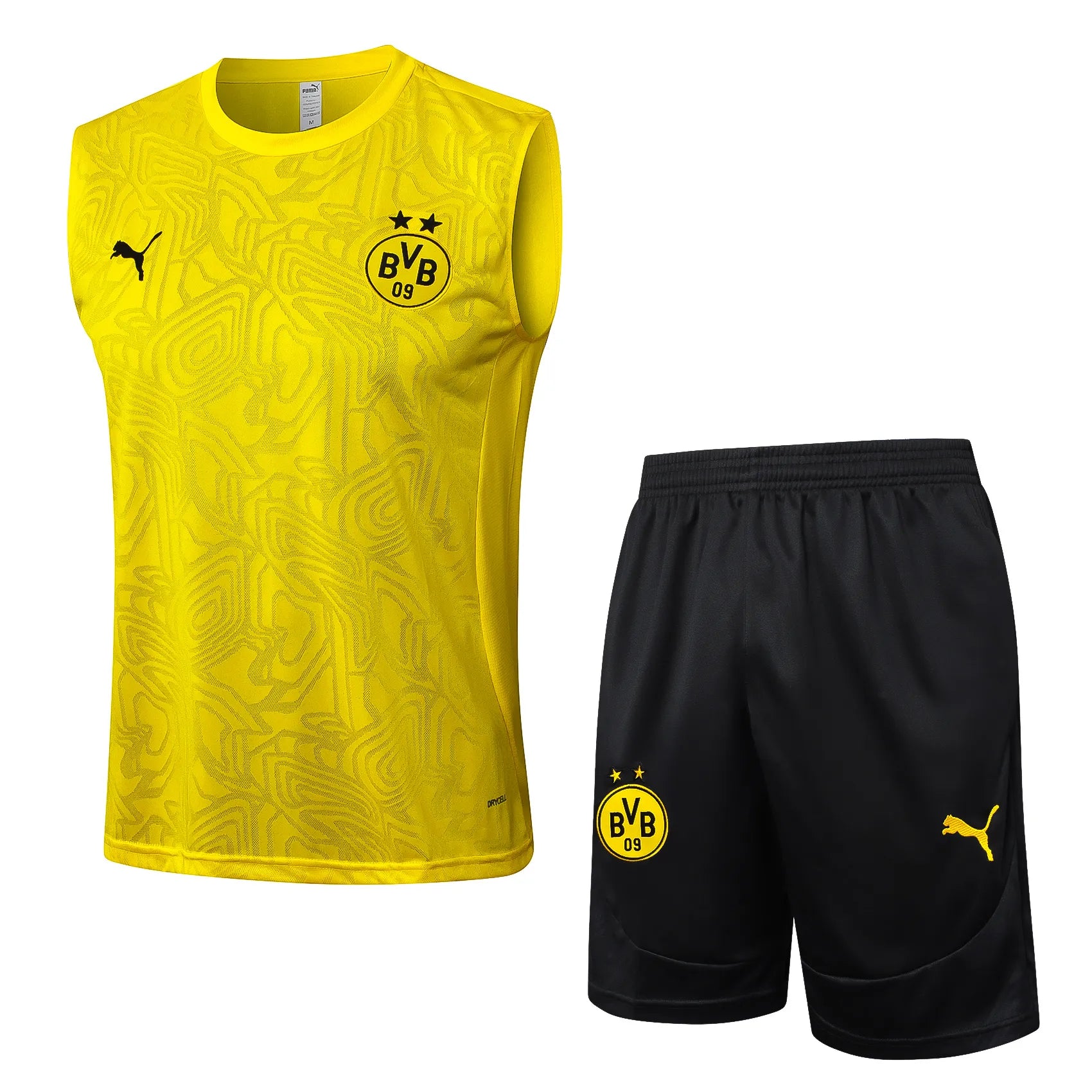 Conjunto Borussia Dortmund Treino Regata 24/25 Amarelo