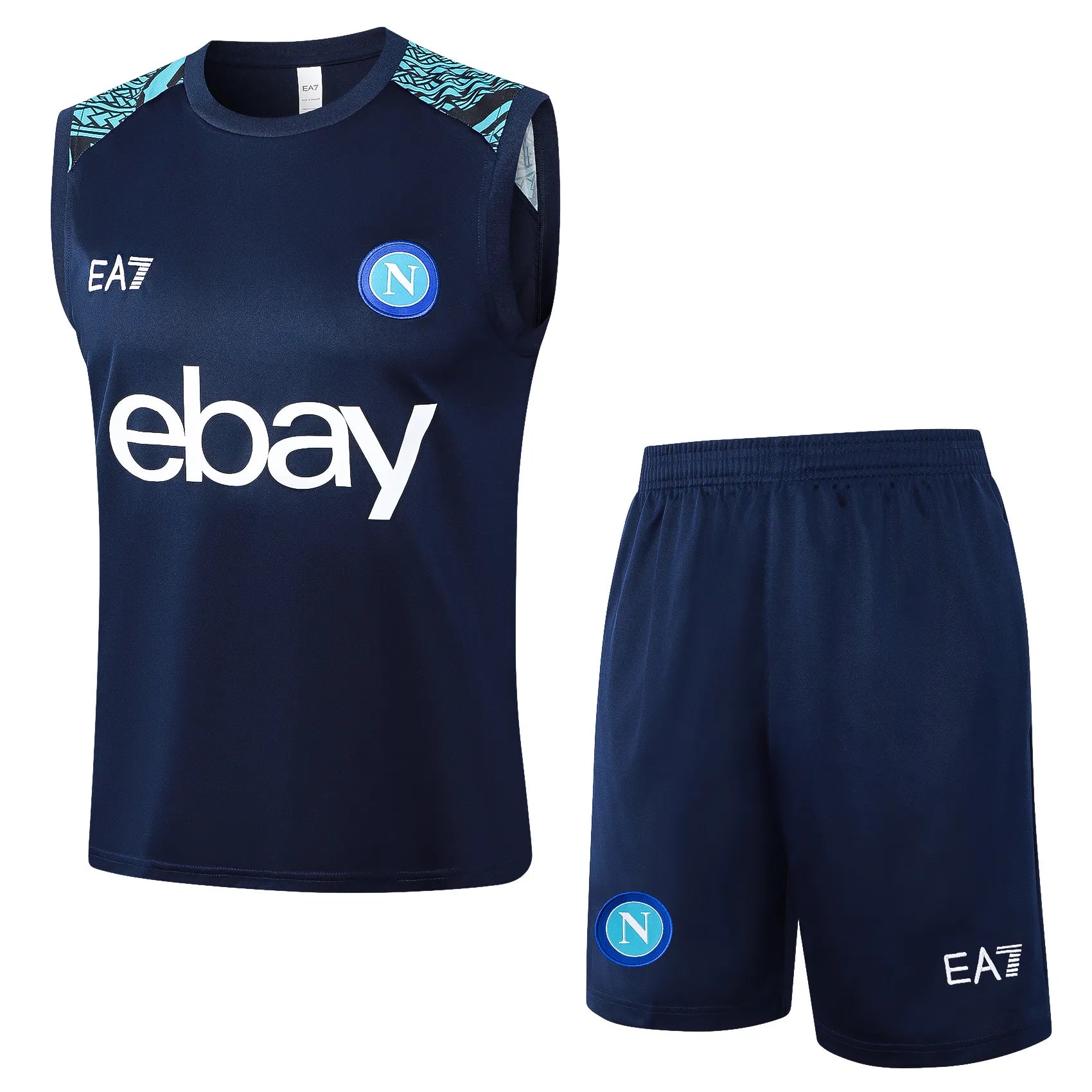Conjunto Napoli Treino Regata 24/25 Azul Escuro