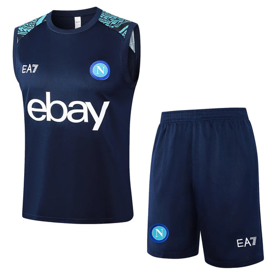 Conjunto Napoli Treino Regata 24/25 Azul Escuro