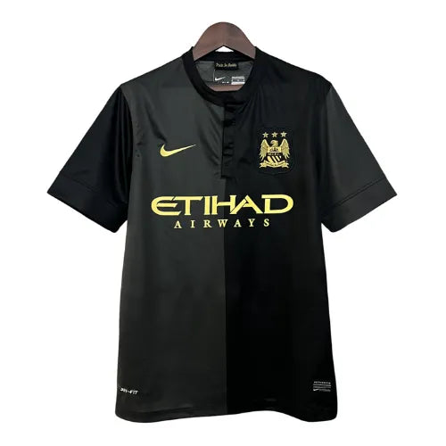 Camisa Manchester City Away 13/14 Retro Preta