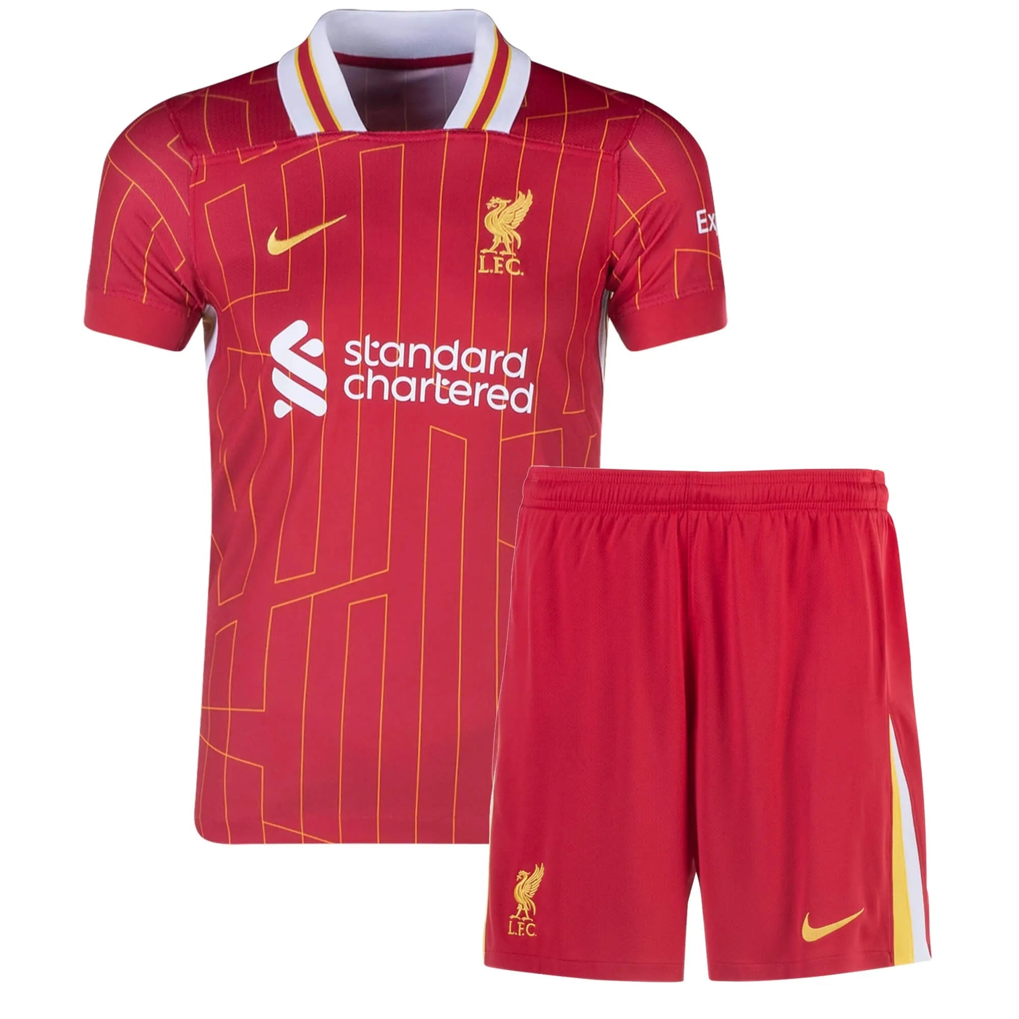 Conjunto Infantil Liverpool I 24/25 Vermelho