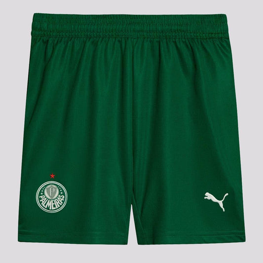 Calção Puma Palmeiras II 2025 Juvenil Unissex - Verde