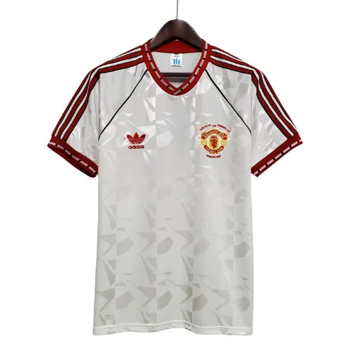 Camisa Manchester United 19/91 Retro Branca