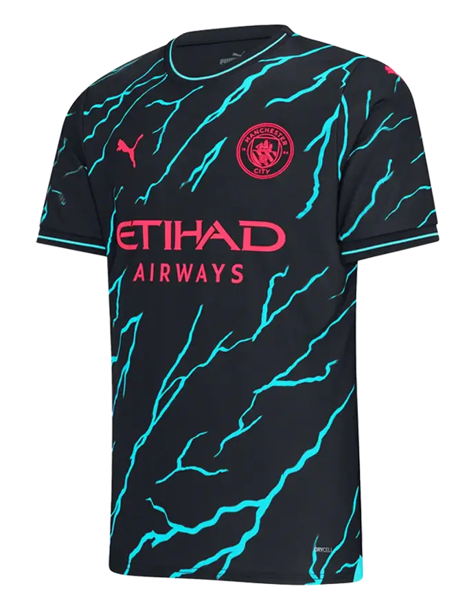Camisa Manchester City Third 23/24 Azul