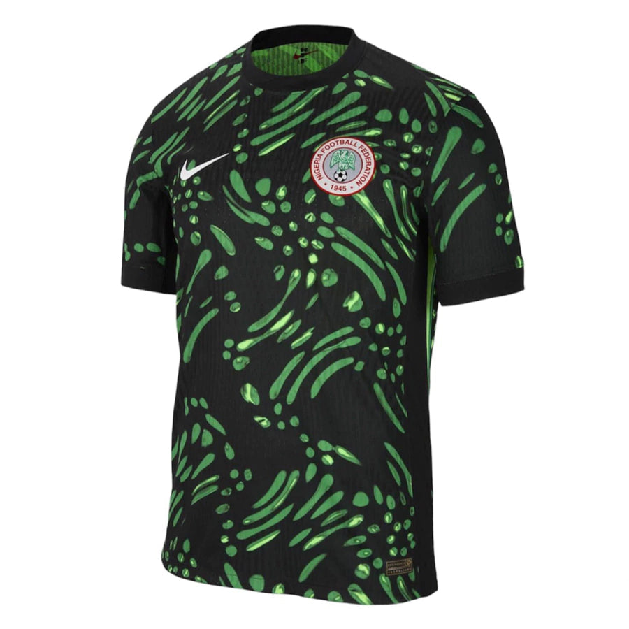 Camisa Nigria Away 20/24 Preta E Verde