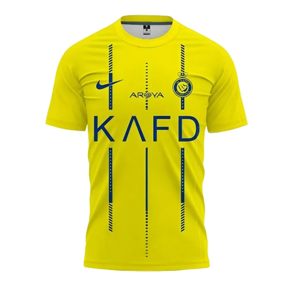 Camisa Al Nassr Home 23/24 Amarela Ronaldo Nº 7