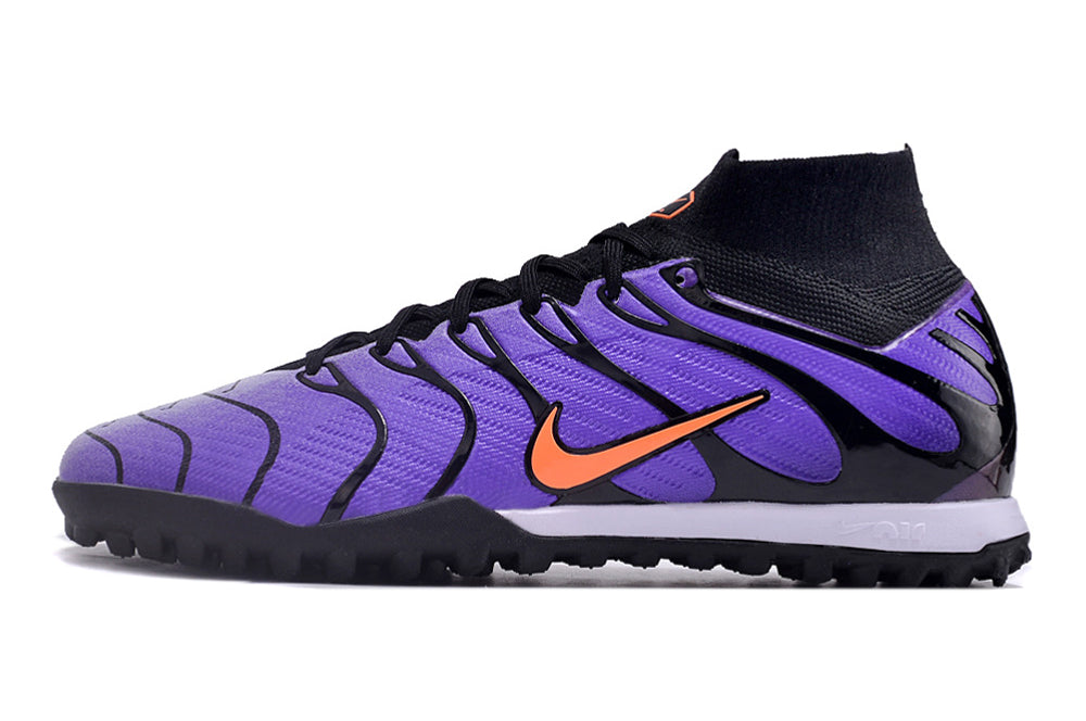 Chuteira Society Nike Air Zoom Mercurial Superfly 9 Elite Tf Roxa Air Max Tn