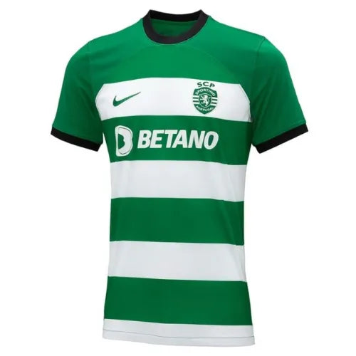 Camisa Sporting Home 23/24 Verde E Branca