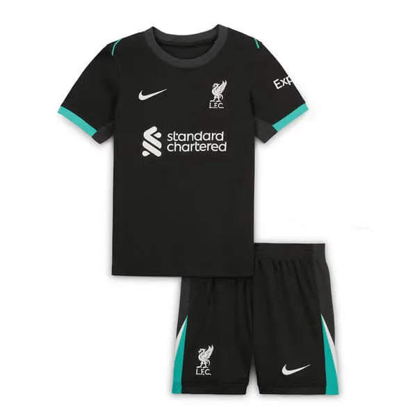 Conjunto Infantil Liverpool Ii 24/25 Preto