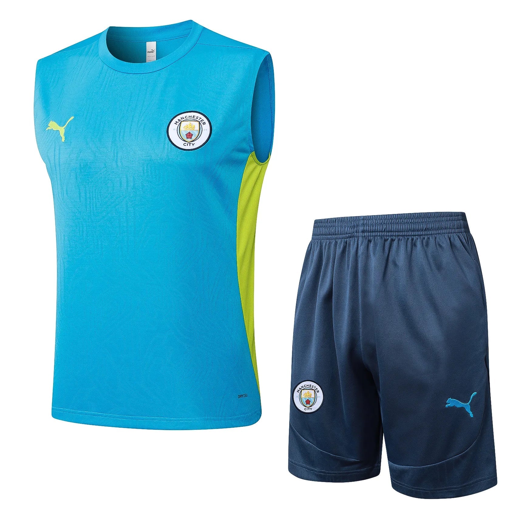 Conjunto Manchester City Treino Regata 24/25 Azul