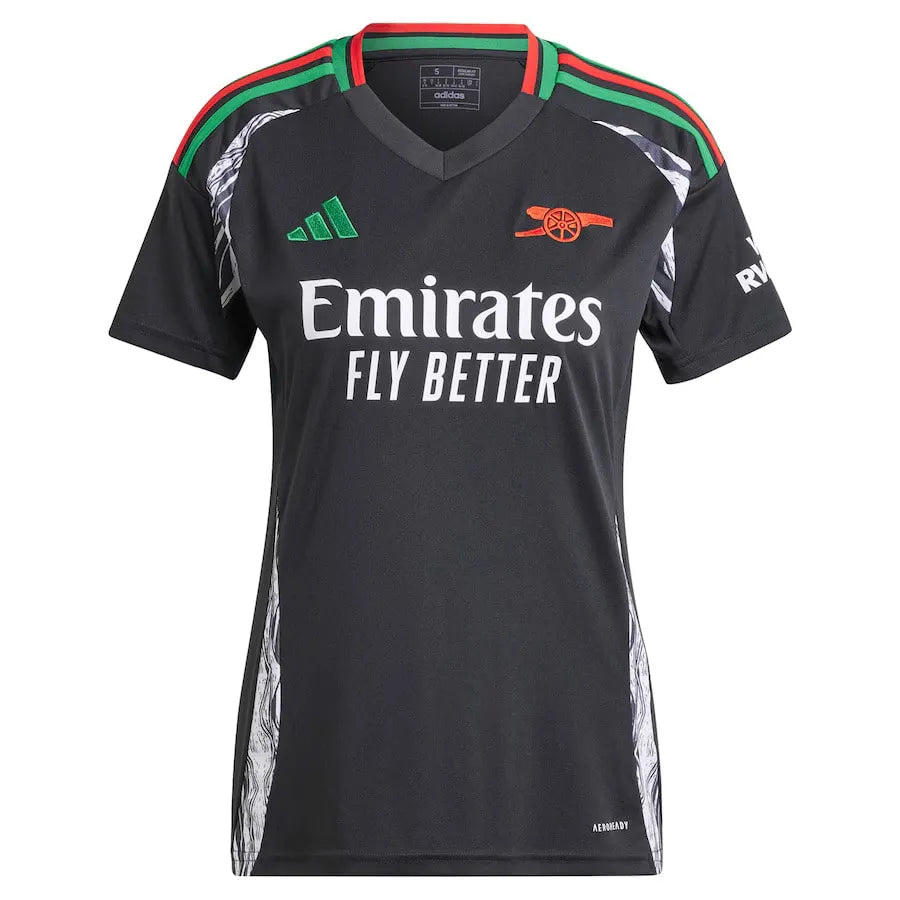 Camisa Arsenal Feminina Away 24/25 Preta