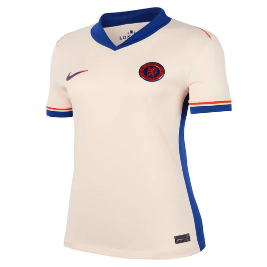 Camisa Chelsea Feminina Away 24/25 Creme