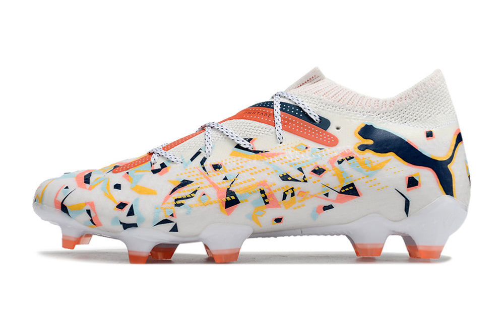 Chuteira Campo Puma Future 7 Fg Branca Creativity Pack
