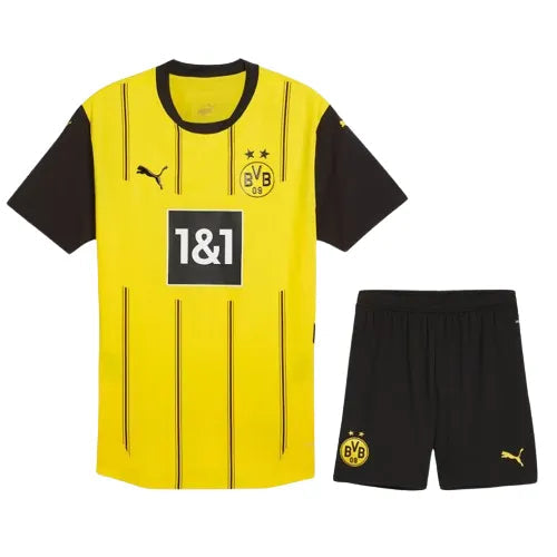 Conjunto Infantil Borussia Dortmund I 24/25 Amarelo