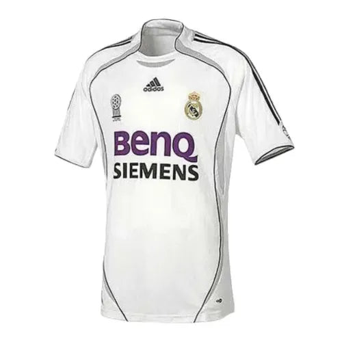 Camisa Real Madrid Home 06/07 Retro Branca