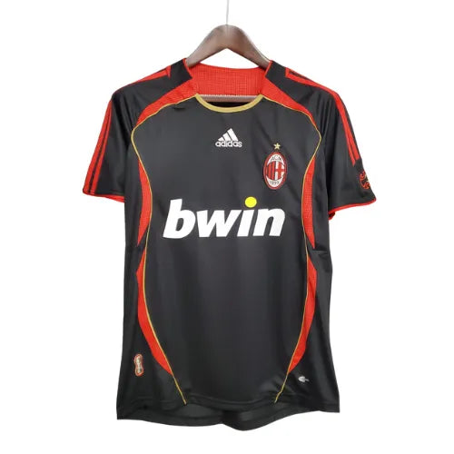 Camisa Milan Third 06/07 Retro Preta