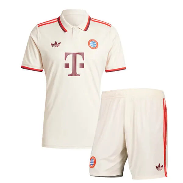 Conjunto Infantil Bayern De Munique Iii 24/25 Bege