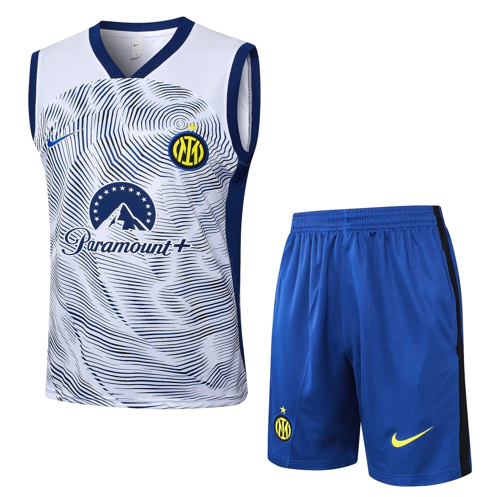 Conjunto Inter de Milão Treino Regata 24/25 Branco