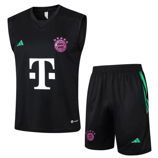 Conjunto Bayern De Munique Treino Regata 24/25 Preto
