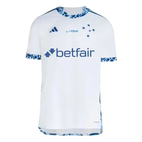 Camisa Cruzeiro Away 24/25 Branca C Patrocnio