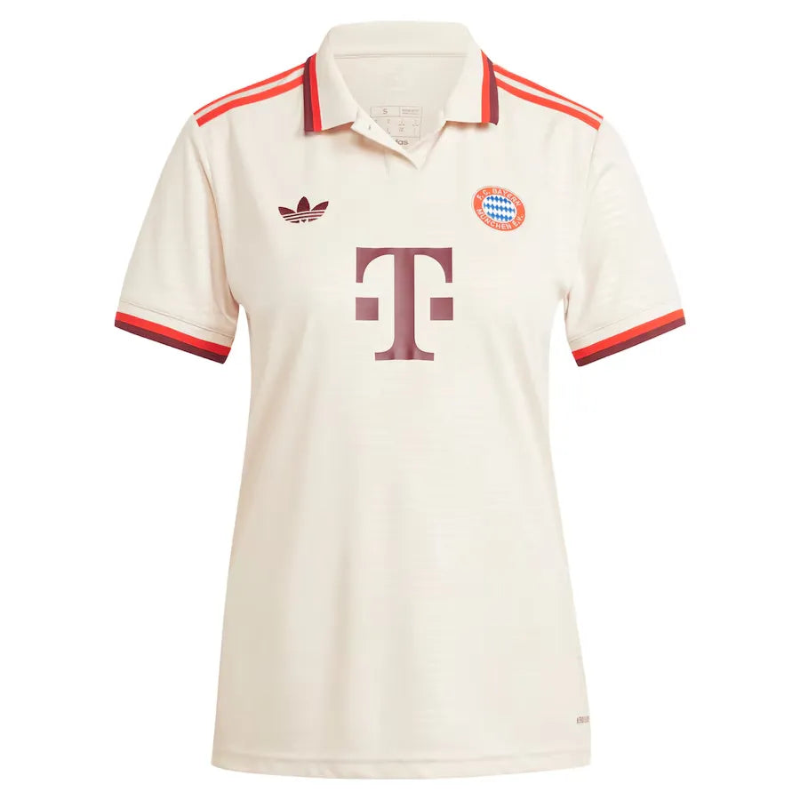 Camisa Bayern De Munique Feminina Third 24/25 Bege