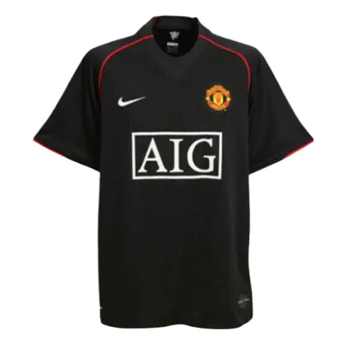 Camisa Manchester United Away 07/08 Retro Preta