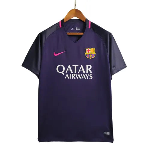 Camisa Barcelona Away 16/17 Retro Roxa