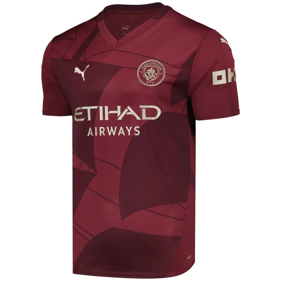 Camisa Manchester City Third 24/25 Vermelha
