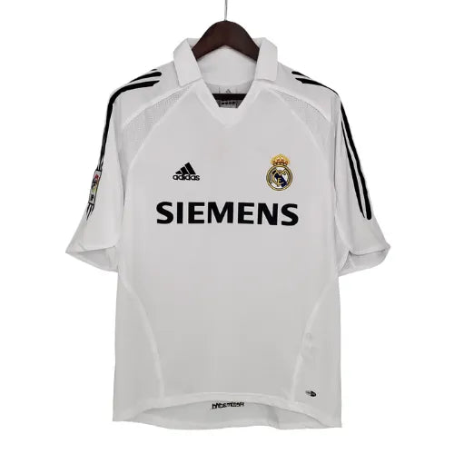 Camisa Real Madrid Home 05/06 Retro Branca