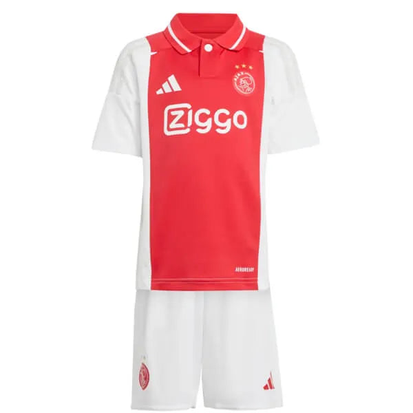 Conjunto Infantil Ajax I 24/25 Branco E Vermelho
