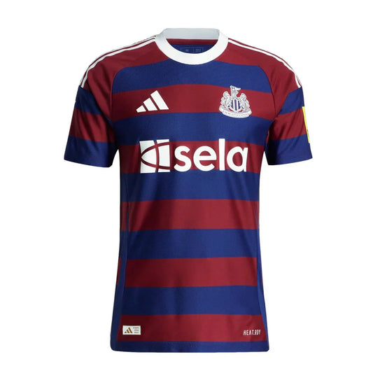 Camisa Newcastle Away 24/25 Azul E Vermelha