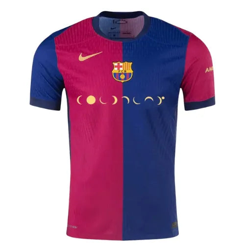 Camisa Barcelona Edição Especial Coldplay 24/25 Azul E Vermelha