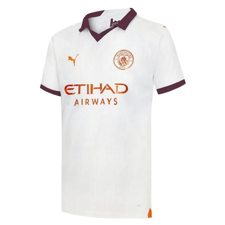 Camisa Manchester City Away 23/24 Branca