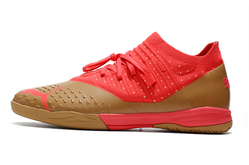 Chuteira Futsal Puma Future Z 13 Ic Dourada E Laranja Neymar Dream Chaser