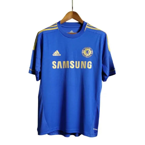 Camisa Chelsea Home 12/13 Retro Azul E Dourada