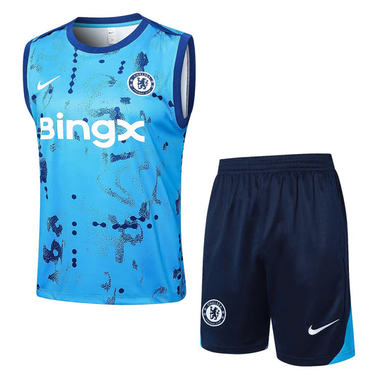 Conjunto Chelsea Treino Regata 24/25 Azul