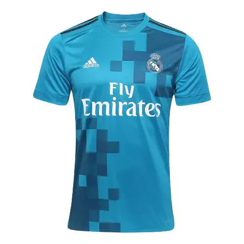 Camisa Real Madrid Third 17/18 Retro Azul