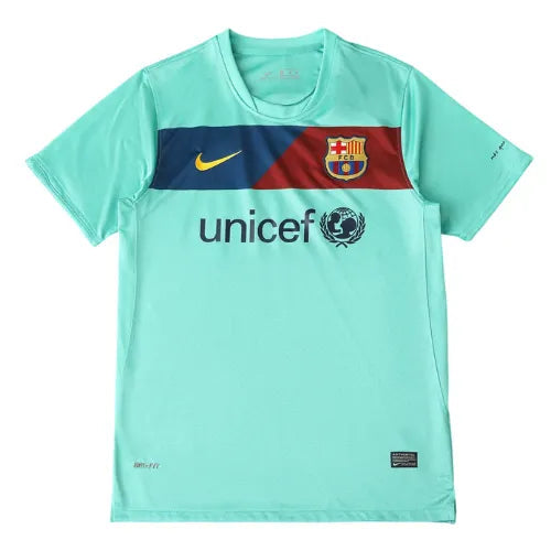 Camisa Barcelona Away 10/11 Retro Verde Gua